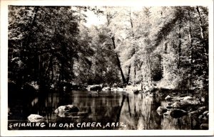 Real Photo Postcard Wolf Lake in Baldwin, Michigan