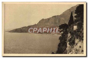 Old Postcard Monaco L'Anse Township View gardens of Monaco