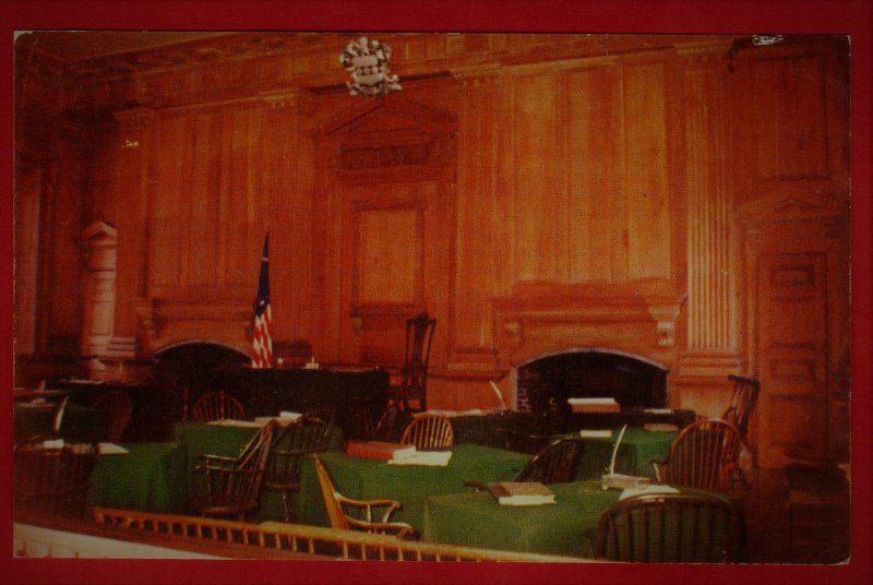 DECLARATION CHAMBER INDEPENDENCE HALL, PHILADELPHIA  SEE SCAN  PC73