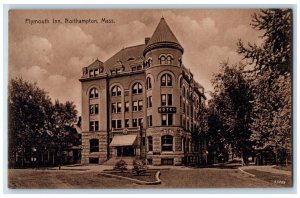 c1910 Plymouth Inn Northampton Massachusetts MA Antique Unposted Postcard