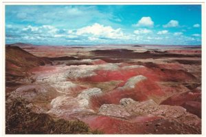 Painted Desert, Petrified Forest National Park, Arizona, Chrome Postcard #2