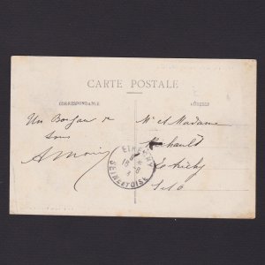 FRANCE 1913, Postcard, Mailly-le-camp, Inside a tent, Used