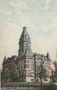 WASHINGTON , Indiana, 1900-10s ; Court House