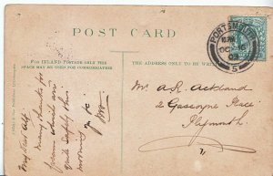 Genealogy Postcard - Family History - Ackland - Gascoyne Place - Plymouth  A1205