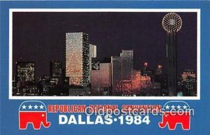 Republican National Convention Dallas, Texas 1984 Political Unused 