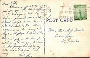 Comic Postcard Ray Walters Nudist Colony, Risqué Woman Bear JM6