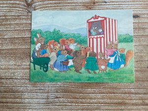 The Punch and Judy Show, Village Life, Tempest, Medici, Vintage Postcard