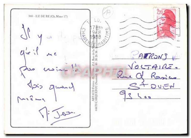 Modern Postcard Ile de Re Ch Ms.