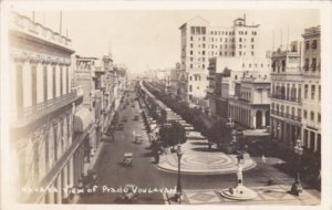 Cuba Havana View Of Prado Boulevard Real Photo