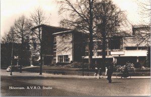 Netherlands Hilversum AVRO Studio Vintage RPPC 09.18