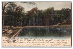 1905 At The Lake Jesuit College Mobile Alabama AL Posted Antique Postcard