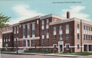 Iowa Council Bluffs City Building Curteich