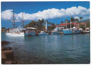 Postcard unused, Lahaina Harbor