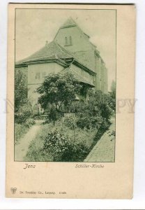 415600 GERMANY JENA Schiller Church Vintage postcard