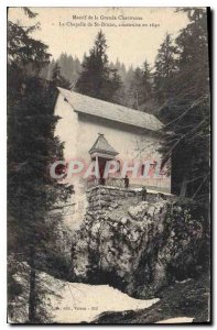 Old Postcard Massif de la Grande Chartreuse The Chapel of St Bruno in 1640 co...