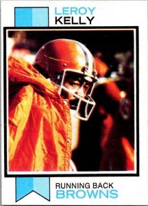 1973 Topps Football Card Bob Leroy Kelley Cleveland Browns sk2499