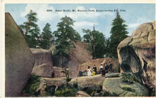 CO - Mt. Manitou Park, Stage Rocks, Scenic Incline Railway