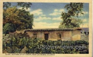 Old Home of Kit Carson - Las Animas, Colorado CO Postcard