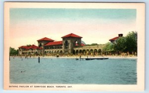 Bathing Pavilion at Sunnyside Beach TONTARIO Ont. Canada Postcard