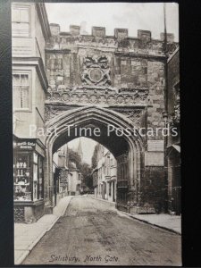 c1906 - Salisbury, North Gate - showing 'North Gate House, Shop'