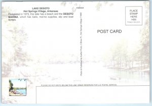 Postcard - Lake Desoto - Hot Springs Village, Arkansas