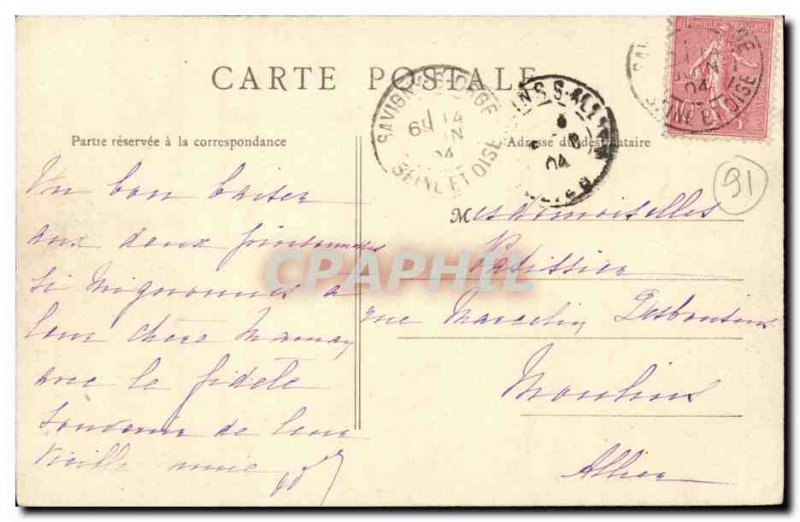 Epinay sur Orge Old Postcard Chateau de Sillery