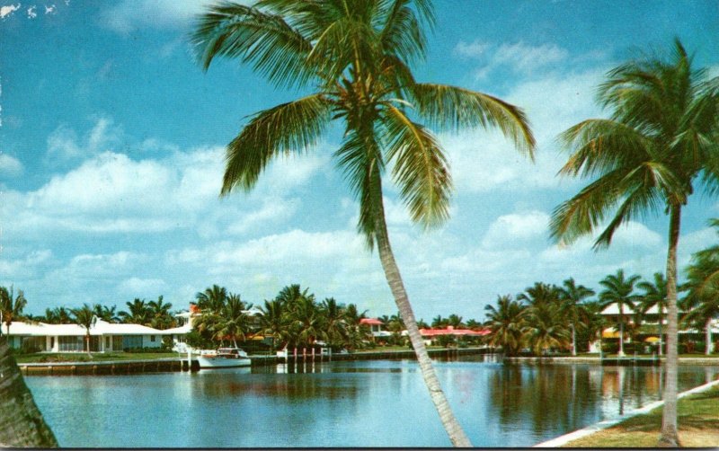 Florida Fort Lauderdale Canal Scene