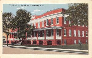 D51/ Florence South Carolina SC Postcard c1910 YMCA Building