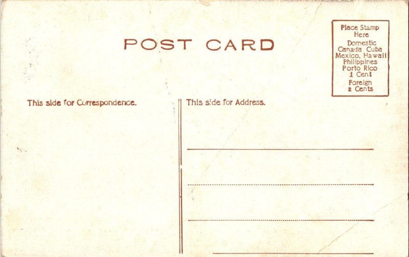 Bull Driven to West Franklin Creamery Franklin Township PA Vintage Postcard P43