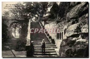 Faouet - L & # 39Escalier - Old Postcard