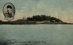 Home of Robert E. Peary - Eagle Island, Maine ME Postcard