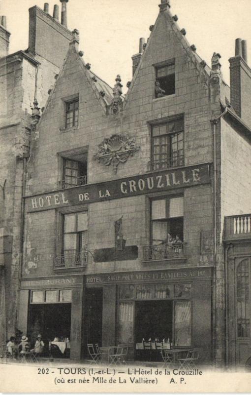 CPA TOURS - l'hotel de la crouzille (146638)