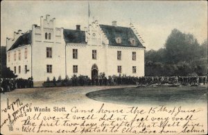 Sweden Wanas Slott Castle Pre-1910 Vintage Postcard