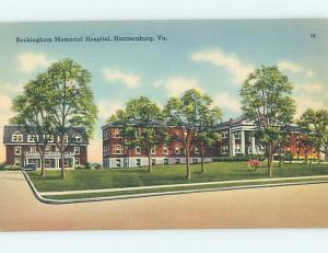 Unused Linen HOSPITAL SCENE Harrisonburg Virginia VA J9367@