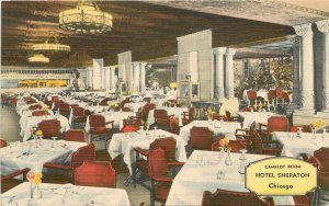 Illinois Chicago Hotel Sheraton Camelot interior Colorpicture Postcard 22-10487
