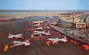 La Guardia Airport Planes New York postcard