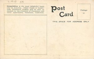 Postcard California Pasadena Beautiful Scenes 23-3537