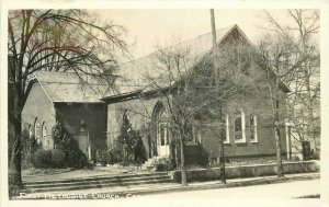 Cedartown Georgia 1940s First Methodist Church RPPC Photo Postcard 21-9272