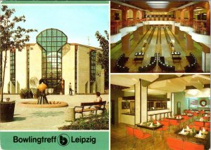 Leipzig, Saxony Germany BOWLINGTREFF Bowling Alley~CluB~Cafe CLOSED 4X6 Postcard