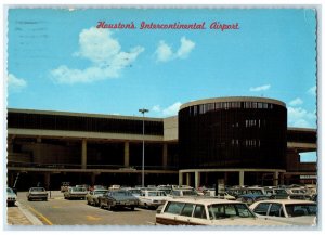 1972 Houston's Intercontinental Airport Cars Houston Texas TX Vintage Postcard