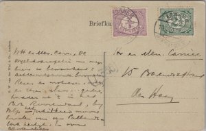 Netherlands Arnhem Rijnkade Vintage Postcard 09.45