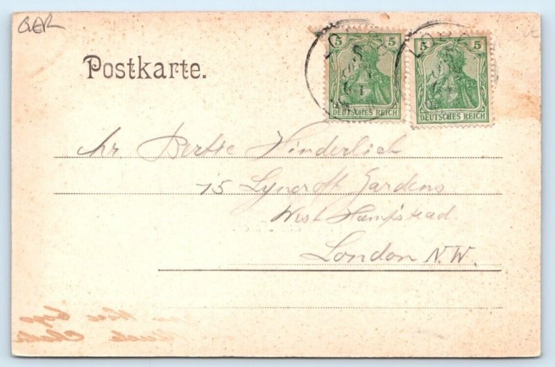 Gruss aus Lorch GERMANY UDB Postcard