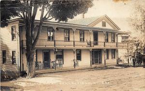 Bakers Field VT Bakers Field House Socony Gas Station RPPC Postcard