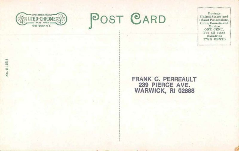 Norwich Connecticut Central Fire Station Vintage Postcard JJ649071