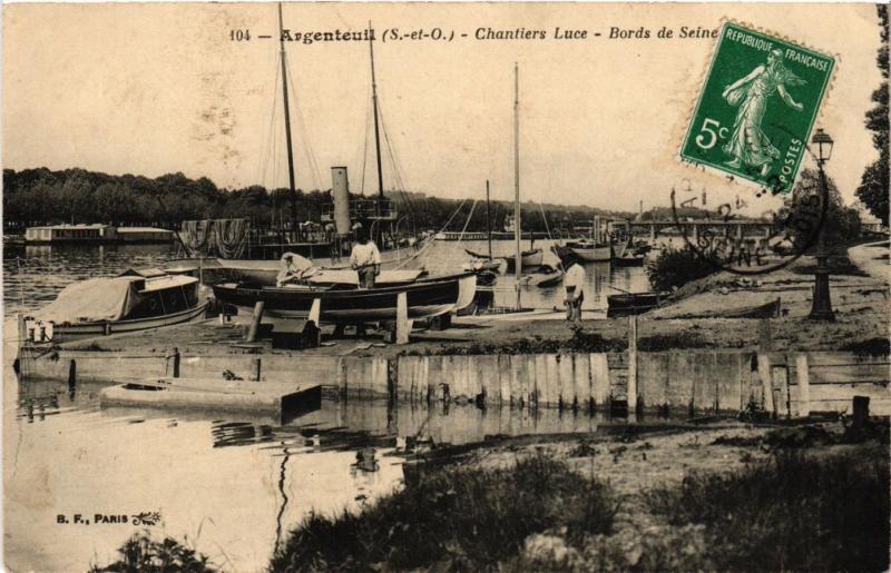 CPA  Argenteuil (S.-et-O.) -Chantiers Luce -Bords de Seine   (290434)