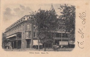 Postcard Wilbur House Sayre PA