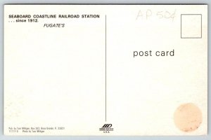 Seaboard Coastline Railroad Station  Florida  Postcard