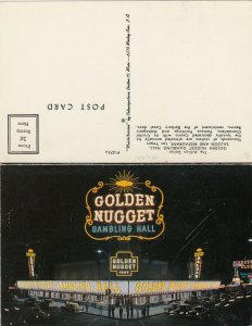 LAS VEGAS , Nevada, 1950-1960s; The Golden Nugget ; Bifold