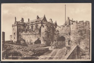 Scotland Postcard - The Portcullis Gateway and Palace, Stirling Castle   RS18860