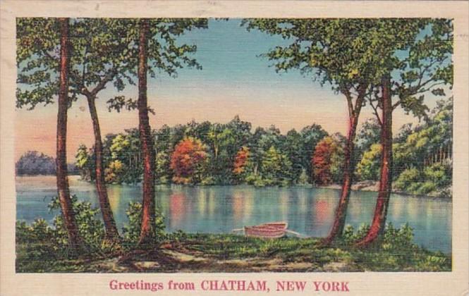 New York Greetings From Chatham 1939